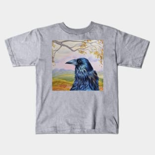 And Time Goes By Watercolor Painting Kids T-Shirt